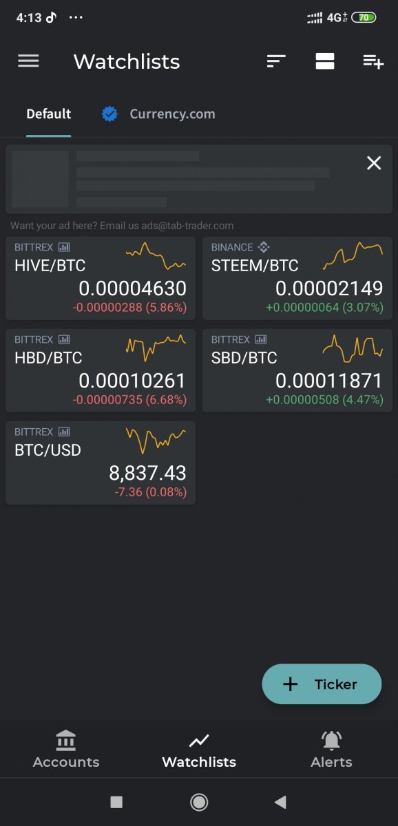 real time crypto tracker